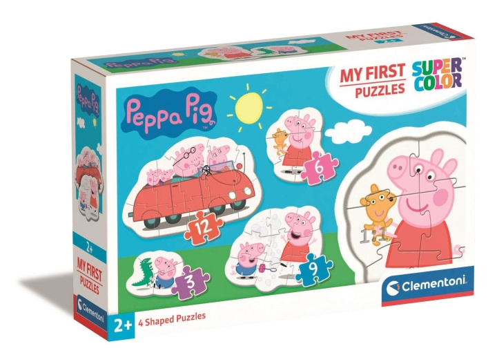 Clementoni Ensimmäinen palapelini 3-6-9-12 kpl - Peppa Pig (20829) ryhmässä LELUT, TUOTTEET LAPSILLE JA VAUVOILLE / Leikkikalut, Askartelu &Pelit / Lasten palapeli @ TP E-commerce Nordic AB (D20367)