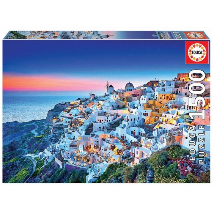 Educa Palapeli - 1500 palaa - Santorini (80-19040) ryhmässä URHEILU, VAPAA-AIKA JA HARRASTUS / Harrastus / Palapeli @ TP E-commerce Nordic AB (D20375)
