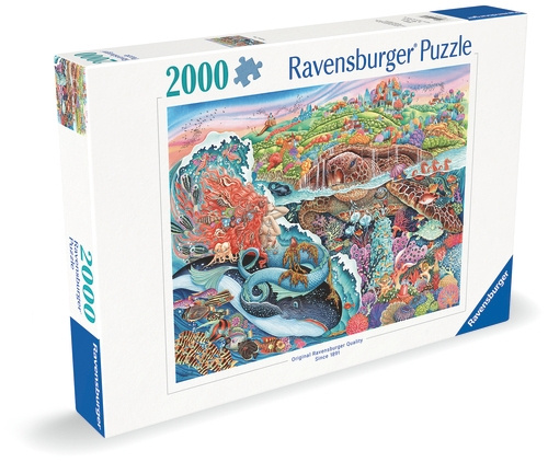 Ravensburger Thalassic Tale - 2000p (12001484) ryhmässä URHEILU, VAPAA-AIKA JA HARRASTUS / Harrastus / Palapeli @ TP E-commerce Nordic AB (D20404)