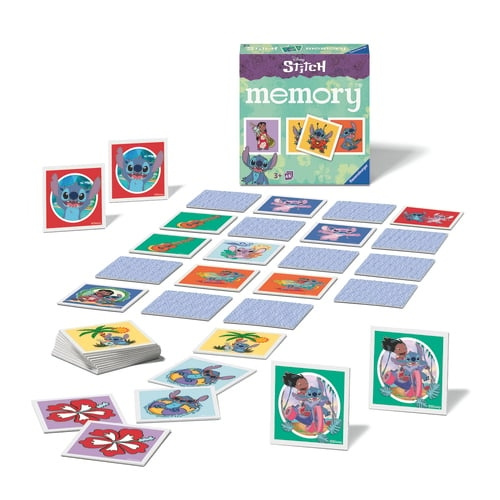 Ravensburger Disney Stitch Mini muisti - 48 korttia (10624696) ryhmässä LELUT, TUOTTEET LAPSILLE JA VAUVOILLE / Peli / Korttipeli @ TP E-commerce Nordic AB (D20412)
