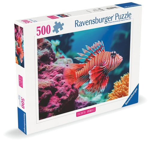 Ravensburger Punainen leijonakala - 500p (12001334) ryhmässä URHEILU, VAPAA-AIKA JA HARRASTUS / Harrastus / Palapeli @ TP E-commerce Nordic AB (D20418)