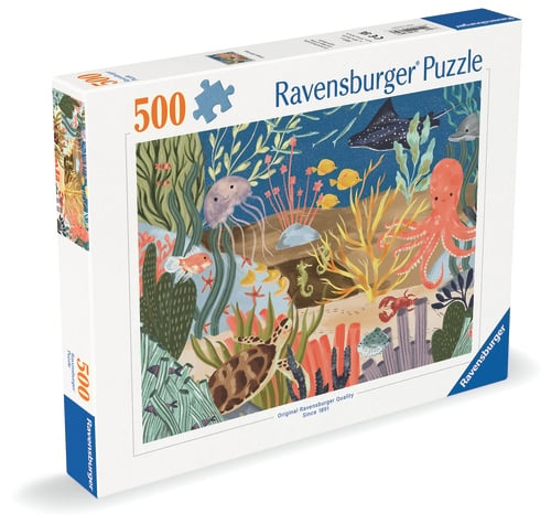 Ravensburger Ocean Whimsie - 500p (12001385) ryhmässä URHEILU, VAPAA-AIKA JA HARRASTUS / Harrastus / Palapeli @ TP E-commerce Nordic AB (D20427)