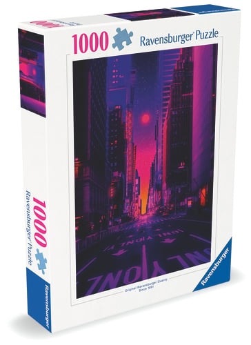 Ravensburger New York Neon - 1000p (12001436) ryhmässä URHEILU, VAPAA-AIKA JA HARRASTUS / Harrastus / Palapeli @ TP E-commerce Nordic AB (D20434)