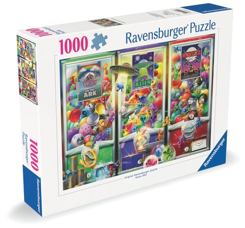 Ravensburger Eläimet, muukalaiset ja ninjat 1000p - (12001482) ryhmässä URHEILU, VAPAA-AIKA JA HARRASTUS / Harrastus / Palapeli @ TP E-commerce Nordic AB (D20437)
