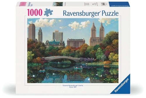 Ravensburger NY Central Park, Bow Bridge - 1000p (12001485) ryhmässä URHEILU, VAPAA-AIKA JA HARRASTUS / Harrastus / Palapeli @ TP E-commerce Nordic AB (D20438)