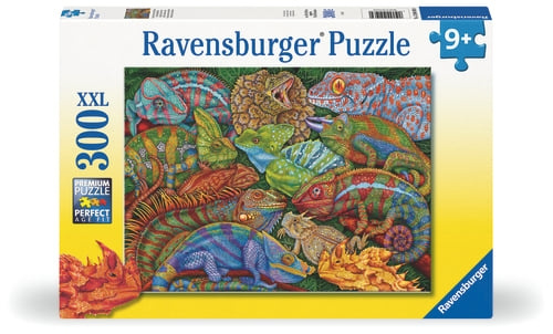 Ravensburger Niittaavat matelijat - 300p (12004103) ryhmässä LELUT, TUOTTEET LAPSILLE JA VAUVOILLE / Leikkikalut, Askartelu &Pelit / Lasten palapeli @ TP E-commerce Nordic AB (D20453)
