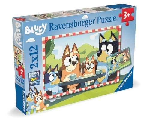 Ravensburger Bluey 2x12p (12004111) ryhmässä LELUT, TUOTTEET LAPSILLE JA VAUVOILLE / Leikkikalut, Askartelu &Pelit / Lasten palapeli @ TP E-commerce Nordic AB (D20455)