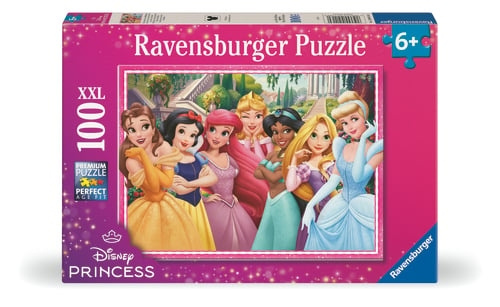 Ravensburger Disney Princess 100p XXL - (12004116) ryhmässä LELUT, TUOTTEET LAPSILLE JA VAUVOILLE / Leikkikalut, Askartelu &Pelit / Lasten palapeli @ TP E-commerce Nordic AB (D20458)