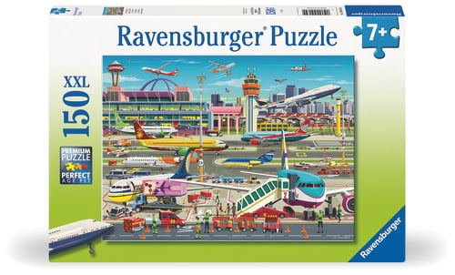 Ravensburger Airport Central 150p - (12004134) ryhmässä LELUT, TUOTTEET LAPSILLE JA VAUVOILLE / Leikkikalut, Askartelu &Pelit / Lasten palapeli @ TP E-commerce Nordic AB (D20464)