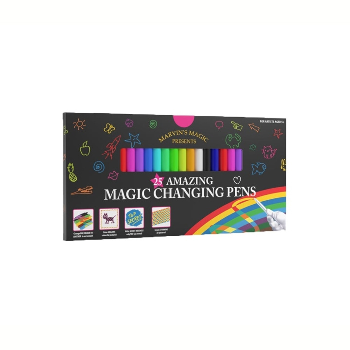 Marvin\'s Magic Amazing Magic Kynät - (MMPEN25) ryhmässä URHEILU, VAPAA-AIKA JA HARRASTUS / Harrastus / Maalaa ja piirrä / Kynät, liidut ja tussit @ TP E-commerce Nordic AB (D20485)