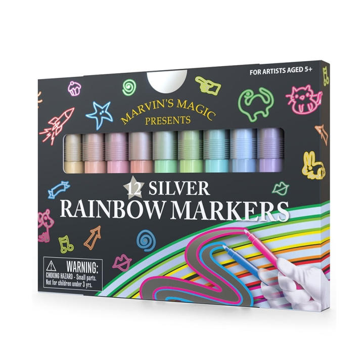 Marvin\'s Magic Marvins Magic - hopeiset sateenkaarimerkit - (MMART002) ryhmässä LELUT, TUOTTEET LAPSILLE JA VAUVOILLE / Leikkikalut, Askartelu &Pelit / Käsityöt @ TP E-commerce Nordic AB (D20488)
