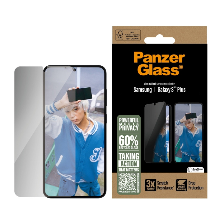 Panzer Lasi - Yksityisyydensuoja Galaxy S25 Plus, UWF ryhmässä ÄLYPUHELIMET JA TABLETIT / Puhelimen suojakotelo / Samsung @ TP E-commerce Nordic AB (D20501)