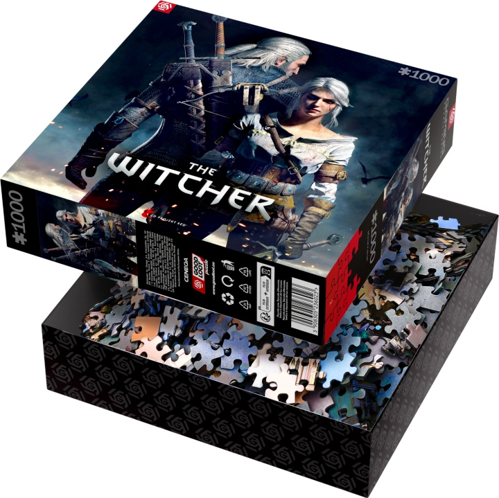 Good Loot Pelipalapeli: The Witcher (Wiedźmin): Geralt and Ciri Puzzles - 1000 ryhmässä URHEILU, VAPAA-AIKA JA HARRASTUS / Harrastus / Palapeli @ TP E-commerce Nordic AB (D20513)