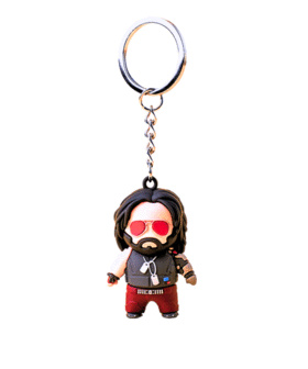 Good Loot Cyberpunk 2077 Johny Silverhand Good Loot 3D-avaimenperä ryhmässä URHEILU, VAPAA-AIKA JA HARRASTUS / Hauskat tavarat / Keräilyesineet @ TP E-commerce Nordic AB (D20514)