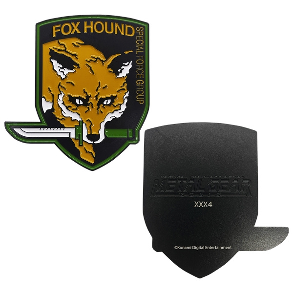 Fanatik Metal Gear Solid FOXHOUND Insignia rajoitettu painos harkko ryhmässä URHEILU, VAPAA-AIKA JA HARRASTUS / Hauskat tavarat / Keräilyesineet @ TP E-commerce Nordic AB (D20539)