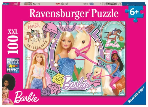 Ravensburger Barbie 100p (12004028) ryhmässä LELUT, TUOTTEET LAPSILLE JA VAUVOILLE / Leikkikalut, Askartelu &Pelit / Lasten palapeli @ TP E-commerce Nordic AB (D20548)