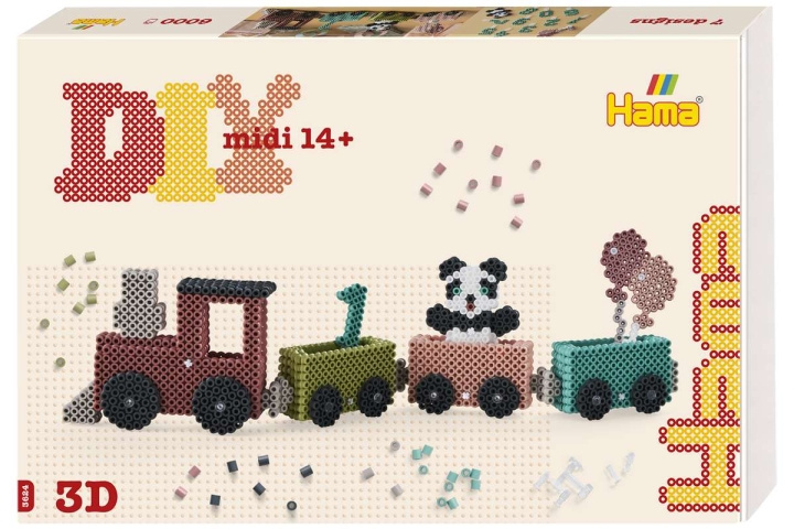 Hama Art Midi 3D syntymäpäiväjuna - (383624) ryhmässä LELUT, TUOTTEET LAPSILLE JA VAUVOILLE / Leikkikalut, Askartelu &Pelit / Leikkiautot @ TP E-commerce Nordic AB (D20553)