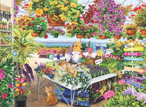 Ravensburger Loistava puutarhakeskus - (12001447) ryhmässä URHEILU, VAPAA-AIKA JA HARRASTUS / Harrastus / Palapeli @ TP E-commerce Nordic AB (D20558)