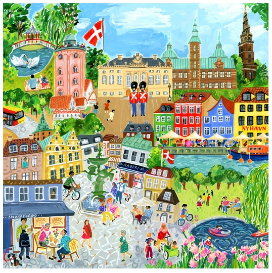 eeBoo Puzzle - Kööpenhamina, 1000 kpl (EPZTCOP) ryhmässä URHEILU, VAPAA-AIKA JA HARRASTUS / Harrastus / Palapeli @ TP E-commerce Nordic AB (D20588)