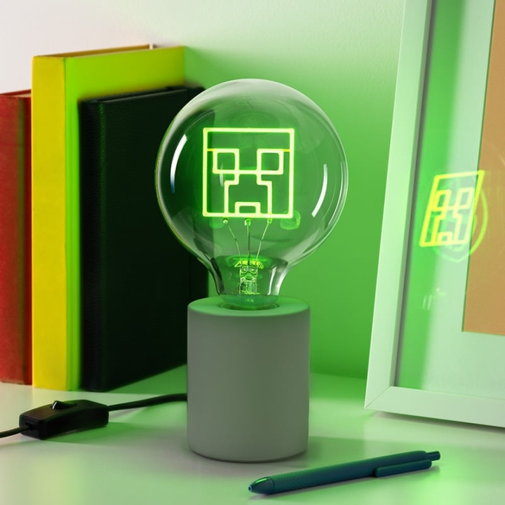 Paladone Minecraft Creeper - Led-neonlamppu lamppu ryhmässä LELUT, TUOTTEET LAPSILLE JA VAUVOILLE / Lastenhuone / Valaistus / Pöytälamput @ TP E-commerce Nordic AB (D20593)
