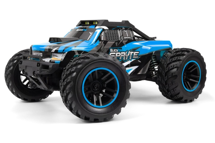 Blackzon Spryte MT 1/20 4WD sähköinen monsteriauto - sininen (540301) ryhmässä LELUT, TUOTTEET LAPSILLE JA VAUVOILLE / Radio-ohjattava / Radio-ohjattavat autot @ TP E-commerce Nordic AB (D20613)