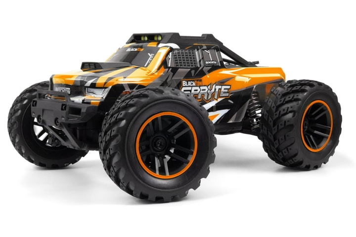 Blackzon Spryte MT 1/20 4WD sähköinen monsteriauto - oranssi (540303) ryhmässä LELUT, TUOTTEET LAPSILLE JA VAUVOILLE / Radio-ohjattava / Radio-ohjattavat autot @ TP E-commerce Nordic AB (D20615)