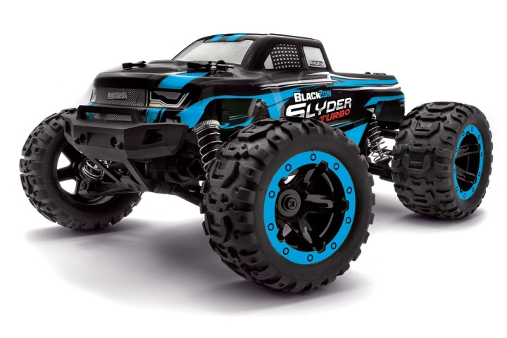 Blackzon Slyder MT Turbo 1/16 4WD 2S Harjaton - Sininen (540209) ryhmässä LELUT, TUOTTEET LAPSILLE JA VAUVOILLE / Radio-ohjattava / Autoradat / Autot @ TP E-commerce Nordic AB (D20623)