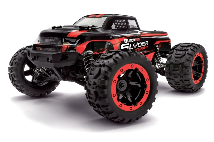 Blackzon Slyder MT Turbo 1/16 4WD 2S Harjaton - Punainen (540211) ryhmässä LELUT, TUOTTEET LAPSILLE JA VAUVOILLE / Radio-ohjattava / Radio-ohjattavat autot @ TP E-commerce Nordic AB (D20625)