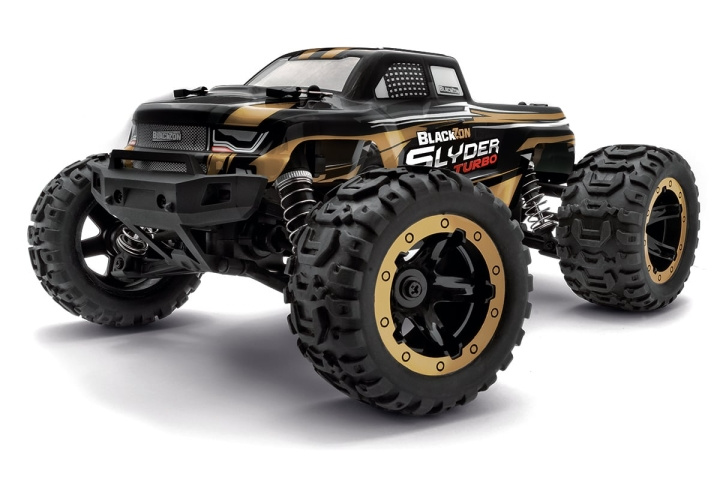 Blackzon Slyder MT Turbo 1/16 4WD 2S Harjaton - Kulta (540212) ryhmässä LELUT, TUOTTEET LAPSILLE JA VAUVOILLE / Radio-ohjattava / Autoradat / Autot @ TP E-commerce Nordic AB (D20626)