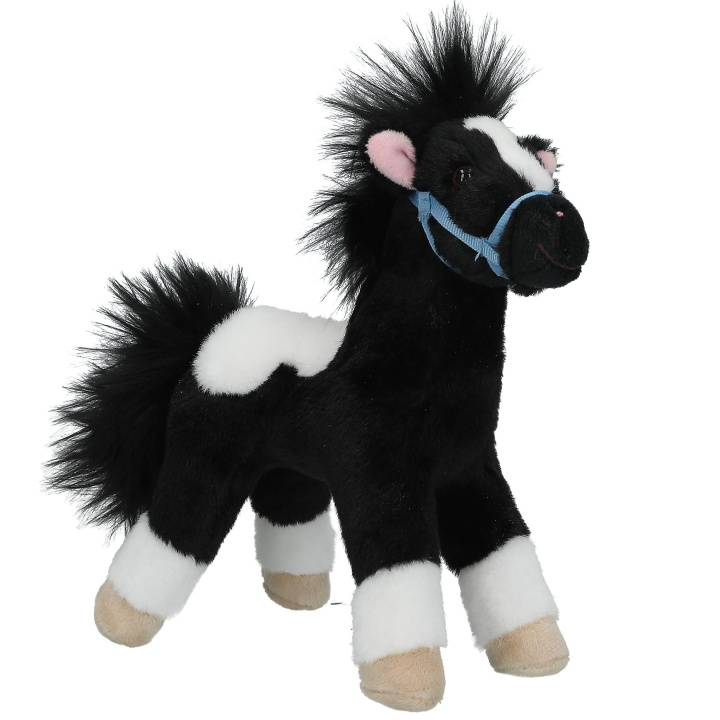 Miss Melody Pehmohevonen Musta Valkoinen 18cm - (0413479) ryhmässä LELUT, TUOTTEET LAPSILLE JA VAUVOILLE / Lelut vauvoille (0-3v) / Pehmolelut @ TP E-commerce Nordic AB (D20635)