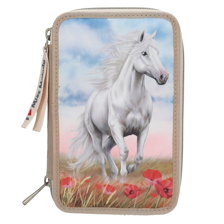 Miss Melody Kolminkertainen kynämyssy - Poppy Sand - Beige ryhmässä LELUT, TUOTTEET LAPSILLE JA VAUVOILLE / Leikkikalut, Askartelu &Pelit / Penaali @ TP E-commerce Nordic AB (D20651)