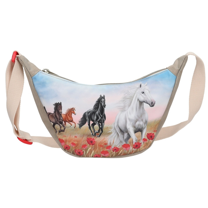 Miss Melody Pieni Halfmoon olkalaukku POPPY SAND - beige ryhmässä LELUT, TUOTTEET LAPSILLE JA VAUVOILLE / Matkustus / Laukut @ TP E-commerce Nordic AB (D20653)