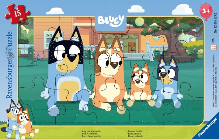 Ravensburger Bluey ja hänen perheensä (12004109) ryhmässä LELUT, TUOTTEET LAPSILLE JA VAUVOILLE / Leikkikalut, Askartelu &Pelit / Lasten palapeli @ TP E-commerce Nordic AB (D20665)