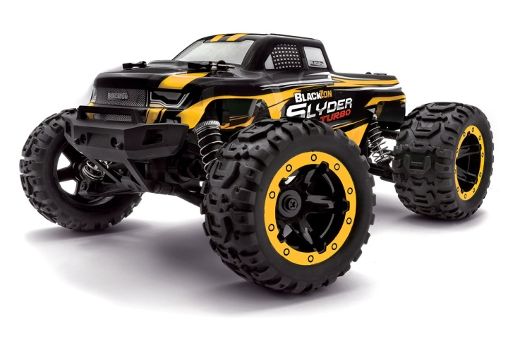 Blackzon Slyder MT Turbo 1/16 4WD 2S Harjaton - Keltainen (540213) ryhmässä LELUT, TUOTTEET LAPSILLE JA VAUVOILLE / Radio-ohjattava / Radio-ohjattavat autot @ TP E-commerce Nordic AB (D20666)