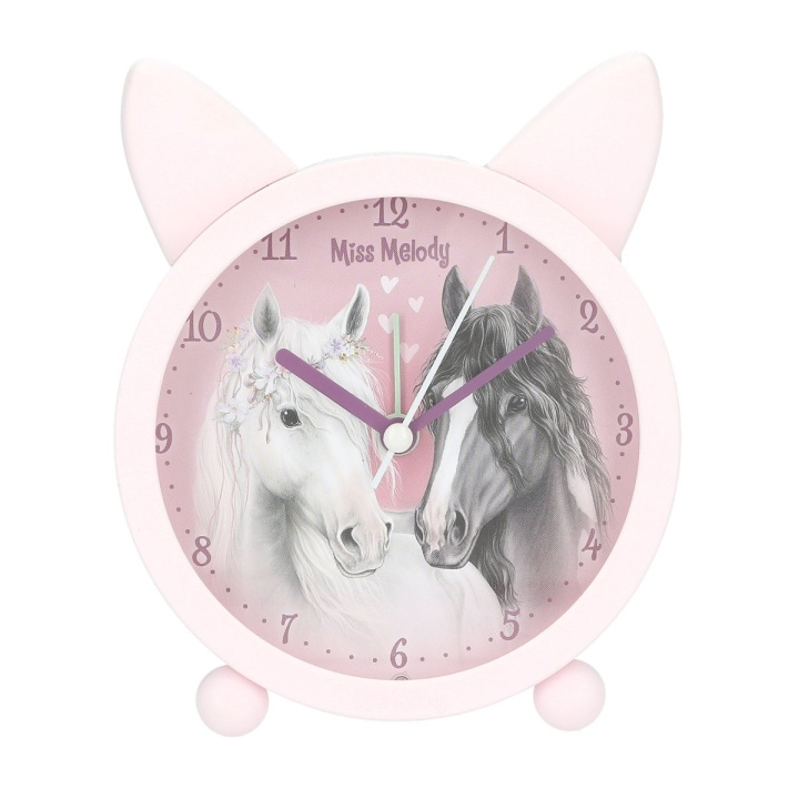 Miss Melody Herätyskello FANTASY HORSE - vaaleanpunainen ryhmässä KOTI, TALOUS JA PUUTARHA / Kellot ja laskimet / Herätyskellot @ TP E-commerce Nordic AB (D20672)