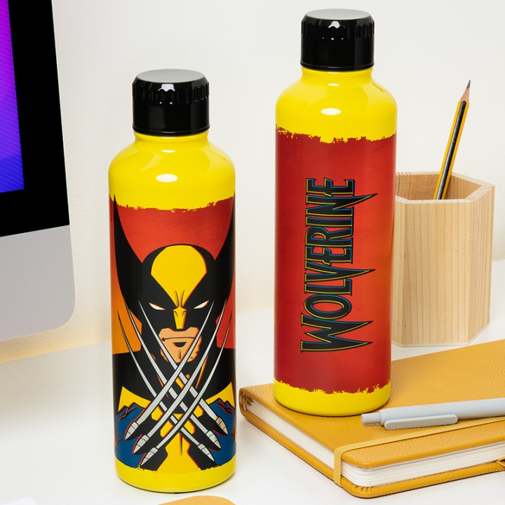 Paladone Wolverine metallinen vesipullo ryhmässä URHEILU, VAPAA-AIKA JA HARRASTUS / Hauskat tavarat / Mukit @ TP E-commerce Nordic AB (D20674)