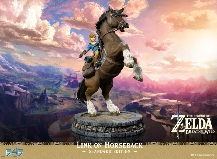 First4Figures The Legend Of Zelda: Breath Of The Wild (Link hevosen selässä) RESIN patsas / figuurit ryhmässä URHEILU, VAPAA-AIKA JA HARRASTUS / Hauskat tavarat / Keräilyesineet @ TP E-commerce Nordic AB (D20685)