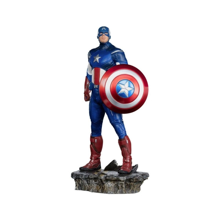 IronStudios - Marvel The Infinity Saga: BDS 1:10 Art Scale Statue - Kapteeni Amerikka ryhmässä URHEILU, VAPAA-AIKA JA HARRASTUS / Hauskat tavarat / Keräilyesineet @ TP E-commerce Nordic AB (D20739)