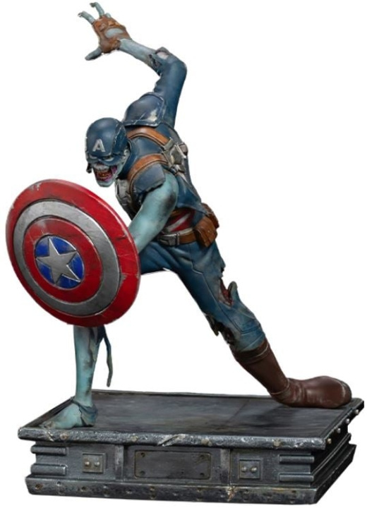 IronStudios - Marvel What If ... : 1:10 Art Scale Statue - Zombie Captain America - Patsas - Zombie Captain America ryhmässä URHEILU, VAPAA-AIKA JA HARRASTUS / Hauskat tavarat / Keräilyesineet @ TP E-commerce Nordic AB (D20742)