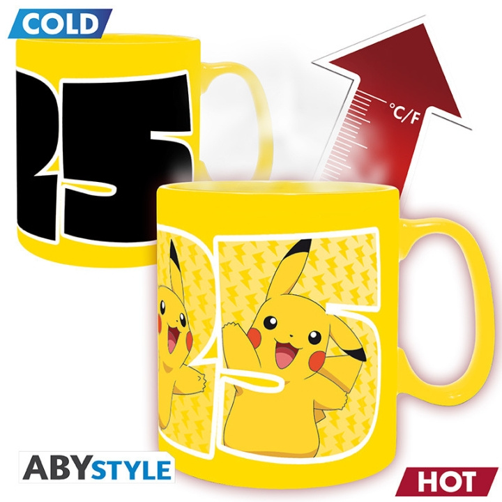 Abysse POKEMON - Lämmönvaihtomuki - 460 ml - Pikachu 25 ryhmässä URHEILU, VAPAA-AIKA JA HARRASTUS / Hauskat tavarat / Mukit @ TP E-commerce Nordic AB (D20756)