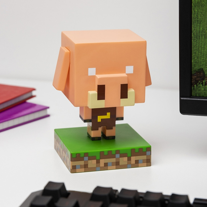 Paladone Minecraft Piglin kuvakkeen valo ryhmässä LELUT, TUOTTEET LAPSILLE JA VAUVOILLE / Lastenhuone / Valaistus / Pöytälamput @ TP E-commerce Nordic AB (D20761)