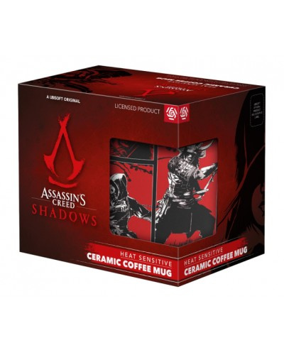 Good Loot Assassin\'s Creed Shadows -lämpömuki ryhmässä URHEILU, VAPAA-AIKA JA HARRASTUS / Hauskat tavarat / Mukit @ TP E-commerce Nordic AB (D20817)