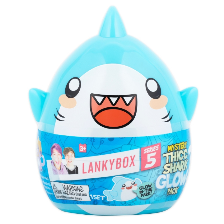 LankyBox Thicc Shark Glow Pack (2702) ryhmässä LELUT, TUOTTEET LAPSILLE JA VAUVOILLE / Leikkikalut, Askartelu &Pelit / Figuurit, miniatyyrit ja tarvikkeet @ TP E-commerce Nordic AB (D20822)