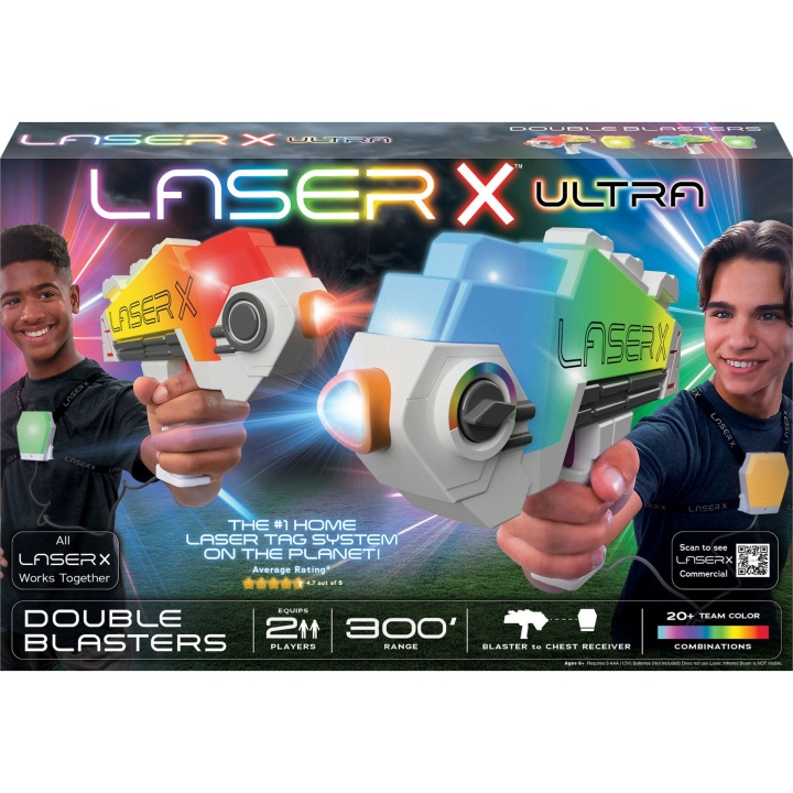 Laser X Ultra Double Blasters (20368) ryhmässä LELUT, TUOTTEET LAPSILLE JA VAUVOILLE / Leikkikalut, Askartelu &Pelit / Toimintapeli @ TP E-commerce Nordic AB (D20828)