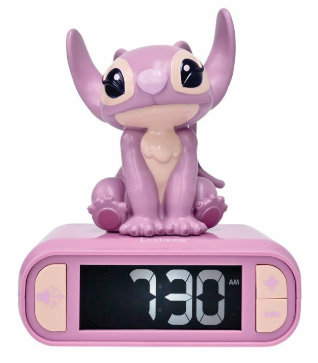 Lexibook Disney Stitch - enkeli herätyskello äänillä (RL800D1) ryhmässä KOTI, TALOUS JA PUUTARHA / Kellot ja laskimet / Herätyskellot @ TP E-commerce Nordic AB (D20837)