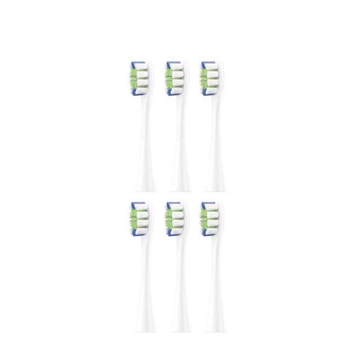 Oclean Harjanpää Professional Clean 6 Kpl Valkoinen ryhmässä KAUNEUS JA TERVEYS / Suunhoito / Sähköhammasharjat Tarvikkeet @ TP E-commerce Nordic AB (D20876)