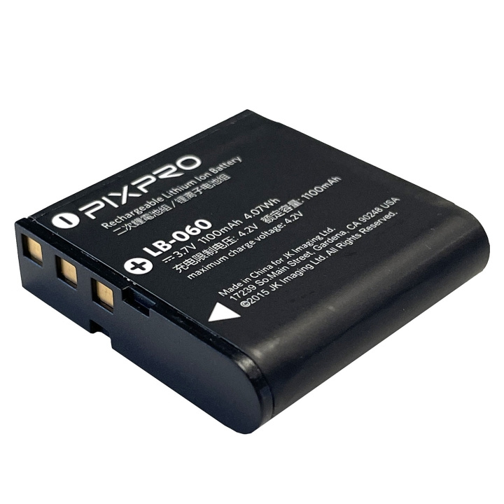 Kodak Akku För Pixpro Az421/422/425/527/528 Lb-060 3.7/1 100mah ryhmässä KODINELEKTRONIIKKA / Valokuvat & Videot / Valokuvauslaitteet / Muut @ TP E-commerce Nordic AB (D20892)