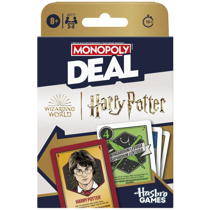 Hasbro gaming Korttipeli Monopoly Deal Harry Potter (SE/FI) ryhmässä LELUT, TUOTTEET LAPSILLE JA VAUVOILLE / Peli / Lautapelit @ TP E-commerce Nordic AB (D20909)