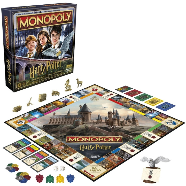 Hasbro gaming Lautapeli Monopoly Harry Potter (SE/FI) ryhmässä LELUT, TUOTTEET LAPSILLE JA VAUVOILLE / Peli / Lautapelit @ TP E-commerce Nordic AB (D20912)