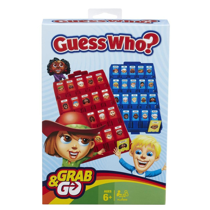 Hasbro gaming Matkapeli Grab & Go Guess Who? ryhmässä LELUT, TUOTTEET LAPSILLE JA VAUVOILLE / Peli / Lautapelit @ TP E-commerce Nordic AB (D20918)